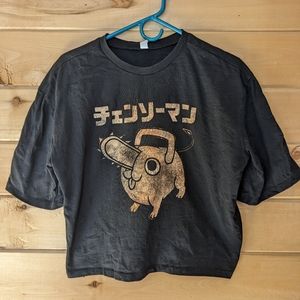 Chainsaw Man Pochita Cropped T Shirt